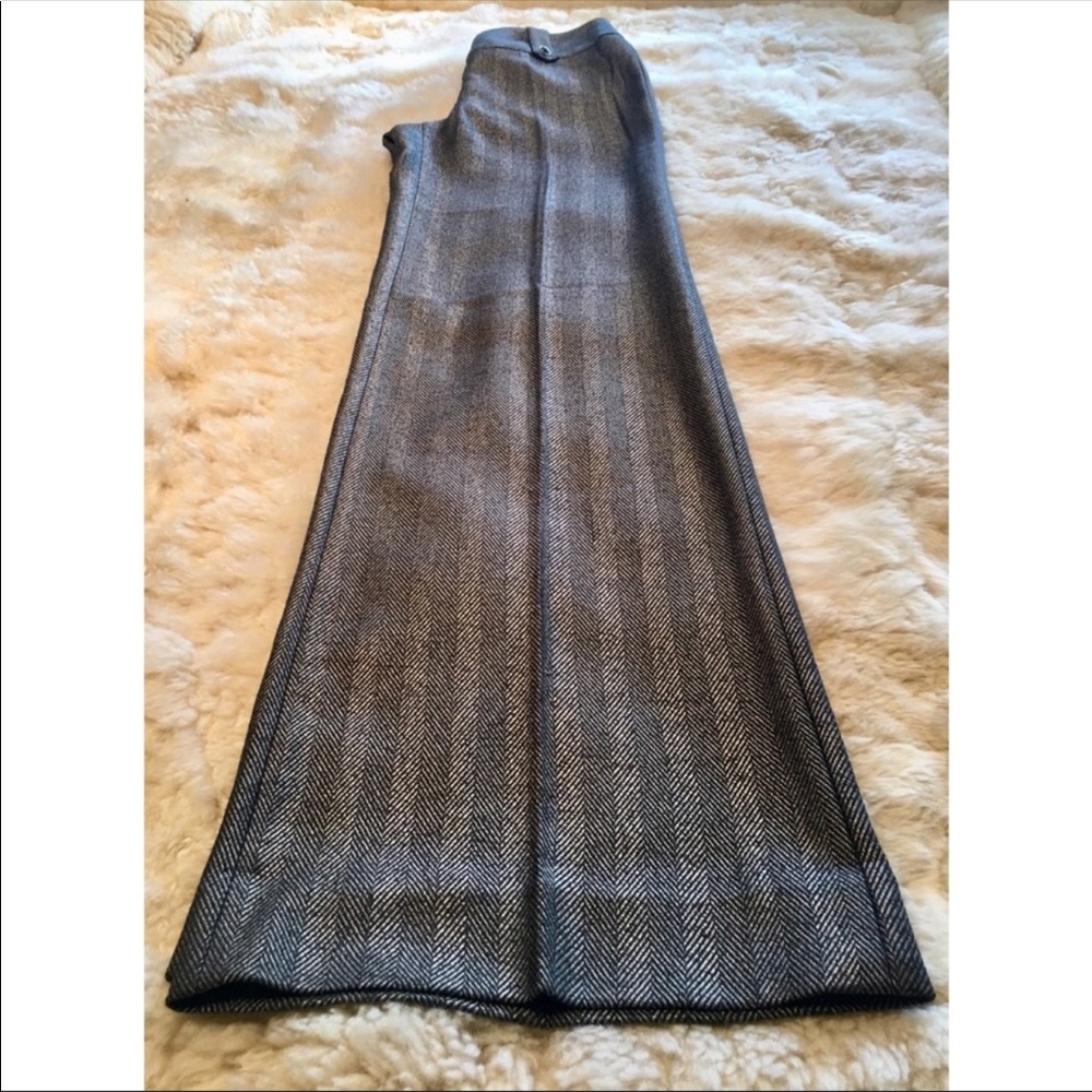 White House Black Market Herringbone Slacks - Picture 2 of 6